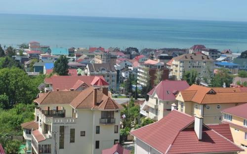 Гостевой дом "Добрая Сказка", Двухкомнатный номер с видом на море и кухней