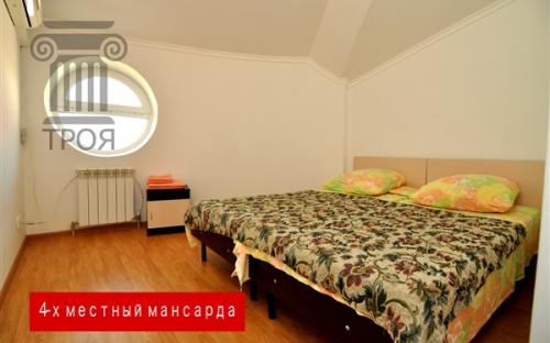 4х местный мансарда, Гостевой Дом "Троя" - Сукко
